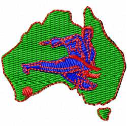 Karate Embroidery Design 1